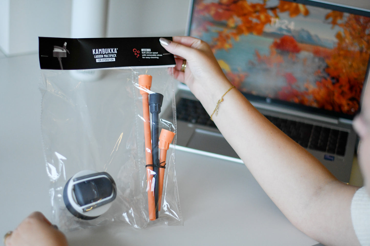 Ensemble de pailles avec Couvercle