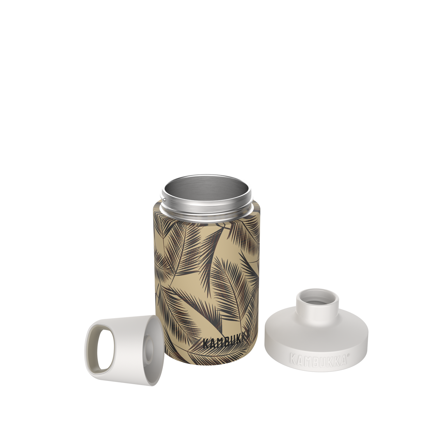 Kambukka Waterfles met deksel links Reno Insulated 300ml Palms