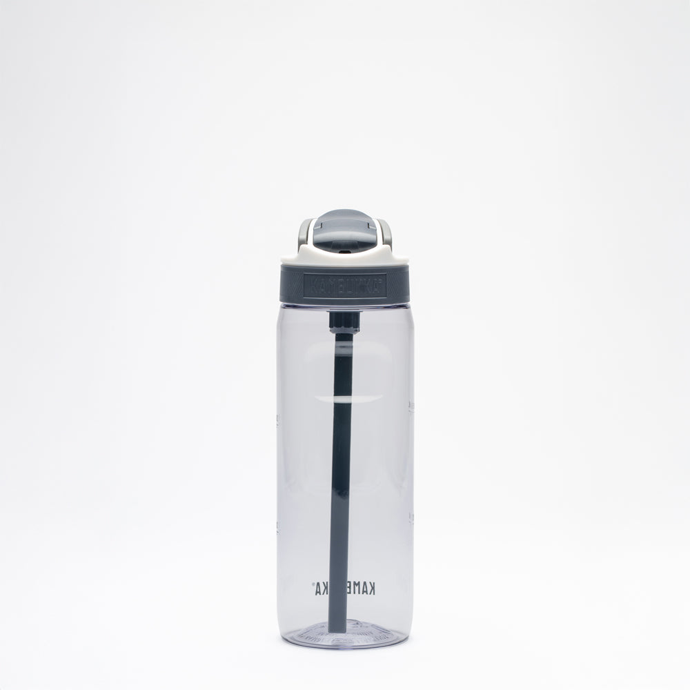Lagoon 750 ml Clear | Praktische Trinkflasche mit Strohhalm