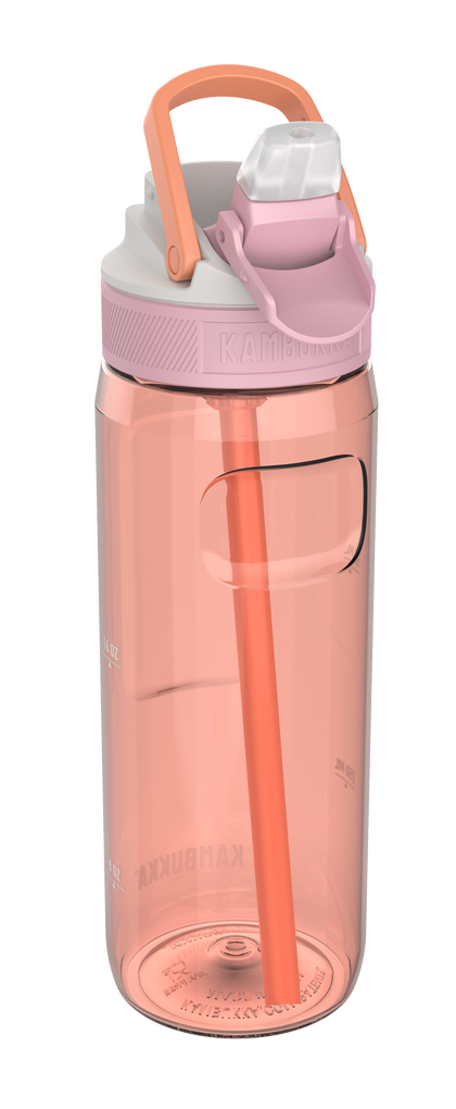 Kambukka Lagoon Borraccia 1000ml Con Cannuccia - Zesty Green, Tritan Renew 50% Riciclato, Antigoccia, Lavabile In Lavastoviglie, Senza BPA