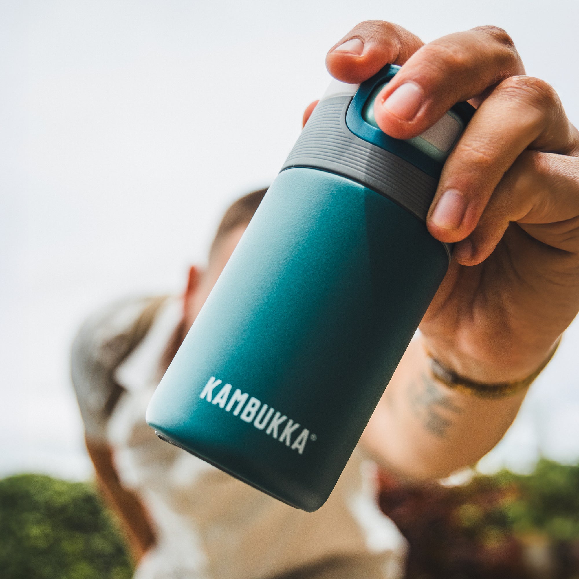 Etna 300 ml Deep Teal | Stylish coffee mug to go | Kambukka