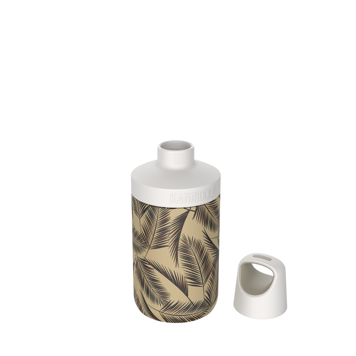 Kambukka Waterfles met deksel rechts Reno Insulated 300ml Palms