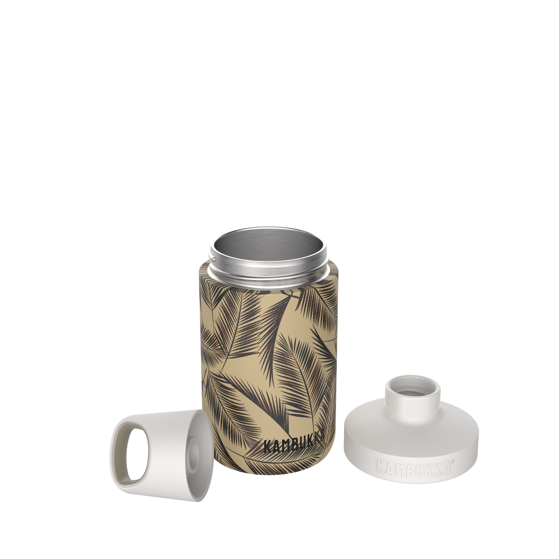 Kambukka Waterfles met deksel links Reno Insulated 300ml Palms